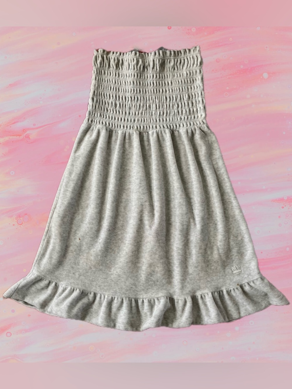 Y2K Juicy Couture Terry Cloth Babydoll Dress